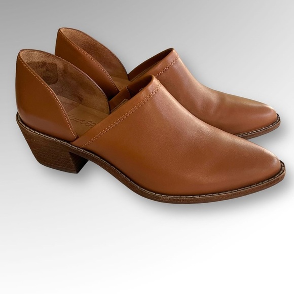 s-l400.jpg Brown leather Madewell Leather Boots.
